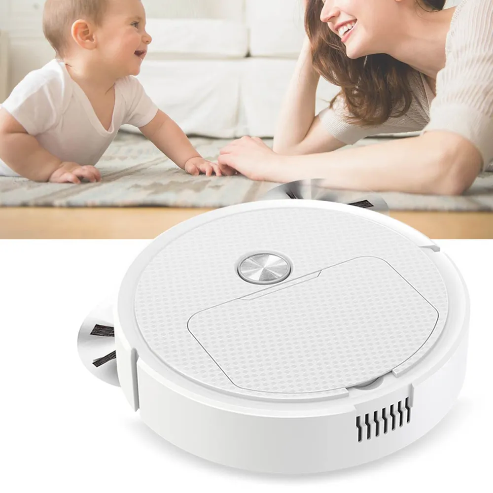 3 In 1 Smart Sweeping Robot Home Mini Sweeper Sweeping and Vacuuming Wireless Vacuum Cleaner Sweeping Robots For Home Use