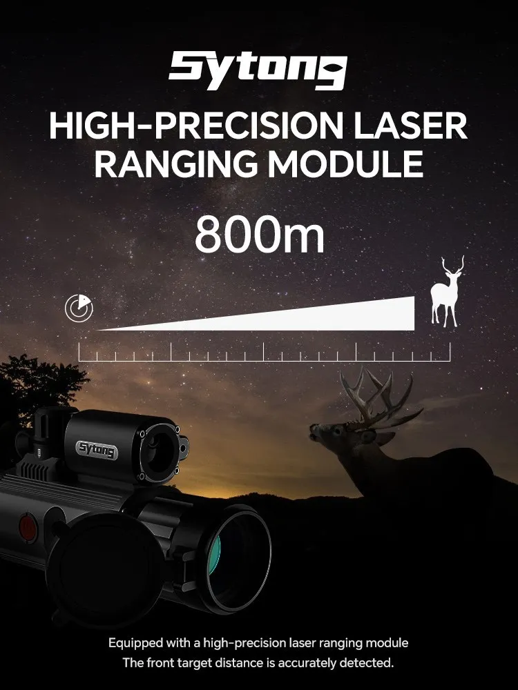 Sytong AM03 Thermal Imager for Hunting WiFi Night Vision Infrared Thermal Scope VS HT C8 Monocular Riflescope Outdoor with Laser