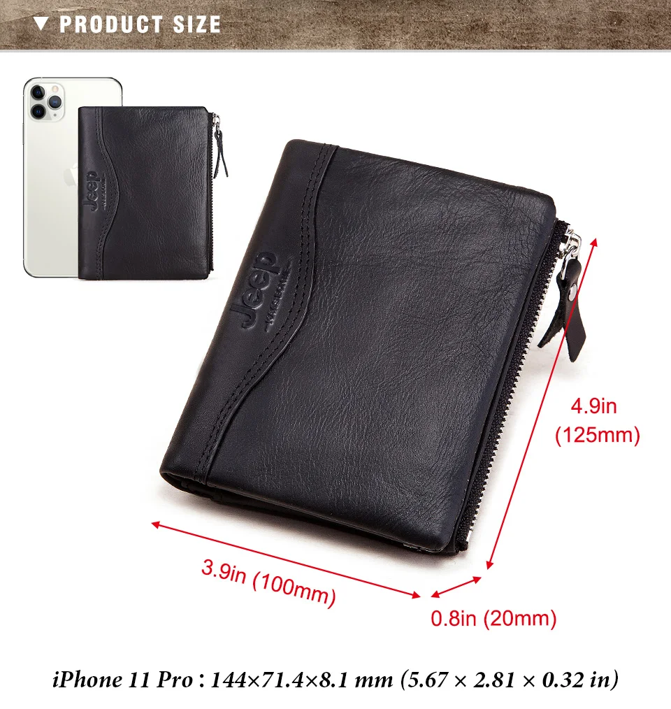 Top Quality Genuine Cow Leather Wallet Men Hasp Design Short Purse With Passport Photo Holder For Male Clutch Wallets Engraving