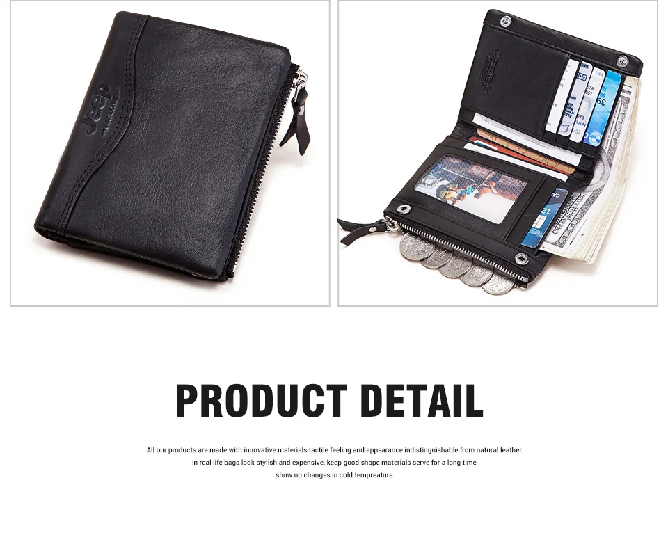 Top Quality Genuine Cow Leather Wallet Men Hasp Design Short Purse With Passport Photo Holder For Male Clutch Wallets Engraving