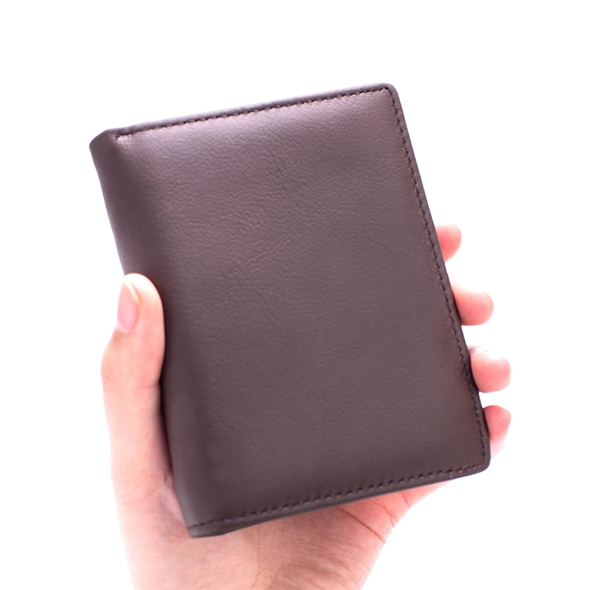 Genuine Leather Wallets For Men Coin Purse Vintage Vertical Short Multi Function ID Credit Card Holder Money Bag men's wallet