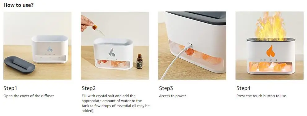 Portable Color-Changing Aroma Diffuser with No-Water Auto-Off Protection