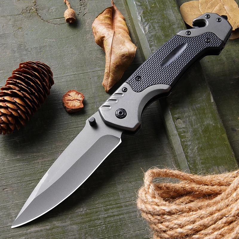 1pc Outdoor Folding Knife，Portable EDC Camping Pocket Knife，High -hardness Cutting Knife and Fruit Knife for Hiking Travel, BBQ