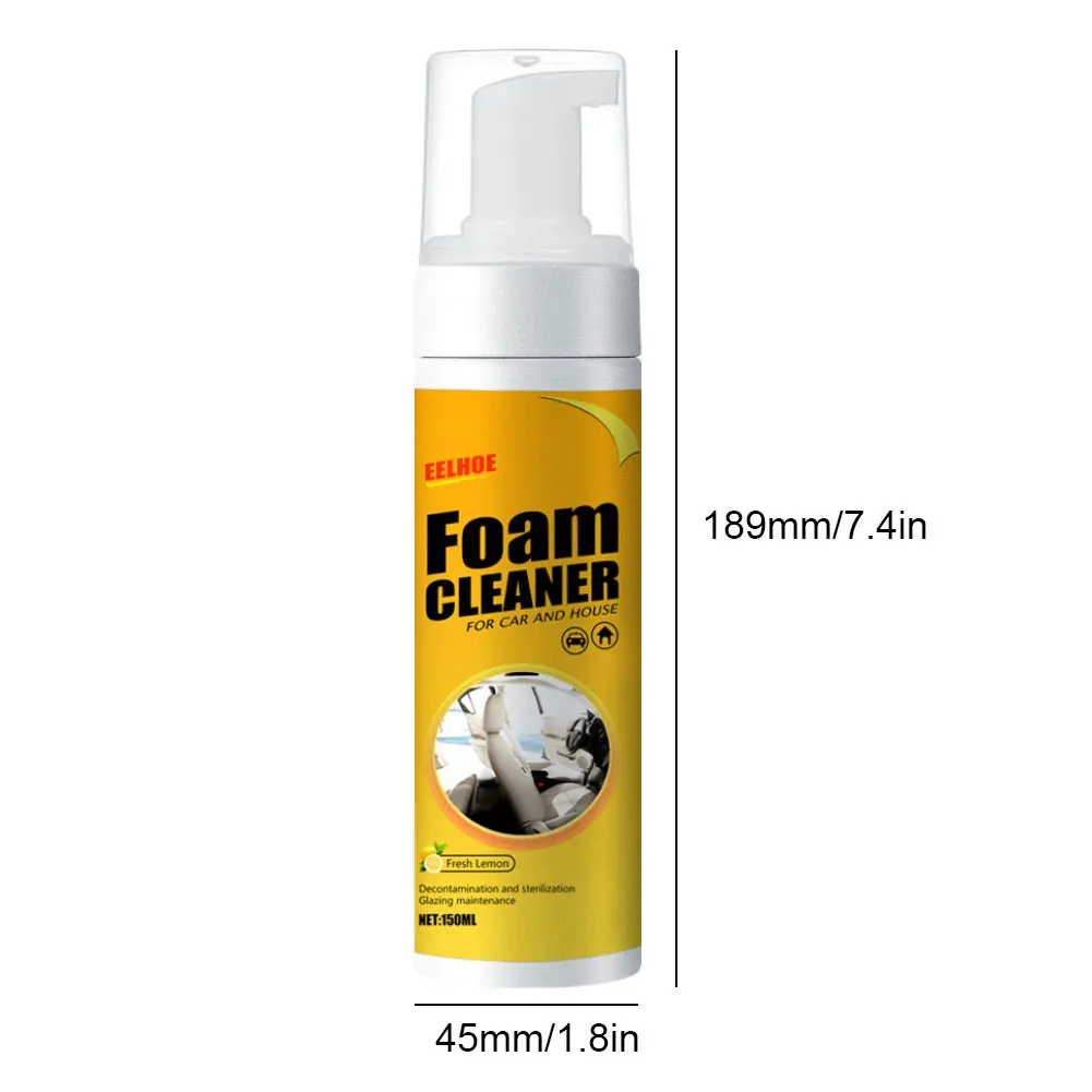 30/60/100/150ML Multi-Purpose Foam Cleaner Spray Foam Cleaner Bubble Cleaner Car Interior Wash Maintenance for Auto Home Use