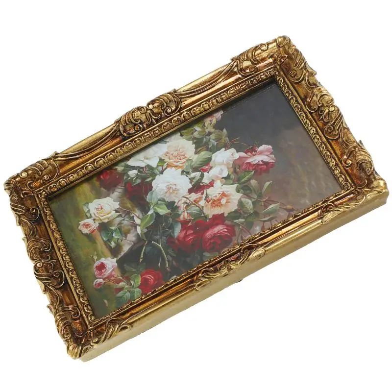 Photo Frame Desk Retro Picture Frames European Style Vintage Wall Hanging Resin Child