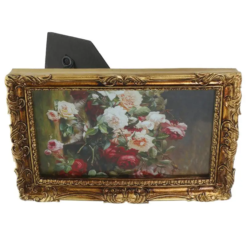 Photo Frame Desk Retro Picture Frames European Style Vintage Wall Hanging Resin Child