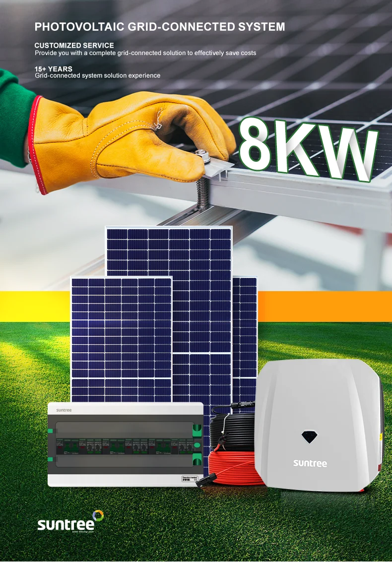 renewable energy products complete set 8kw on grid solar power system for home