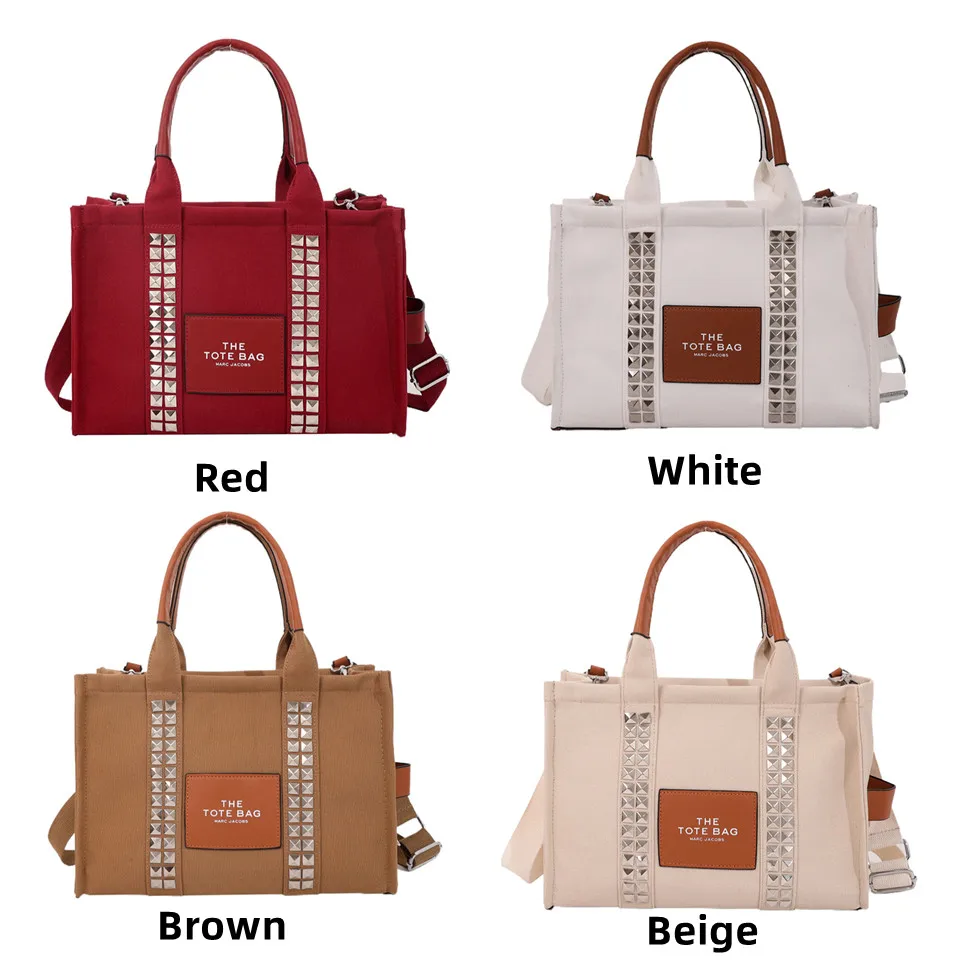 Female Fashion Canvas Crossbody Bag Women Senior Retro High Capacity Shoulder Bag Ladies Exquisite Versatile Shopping Travel Bag