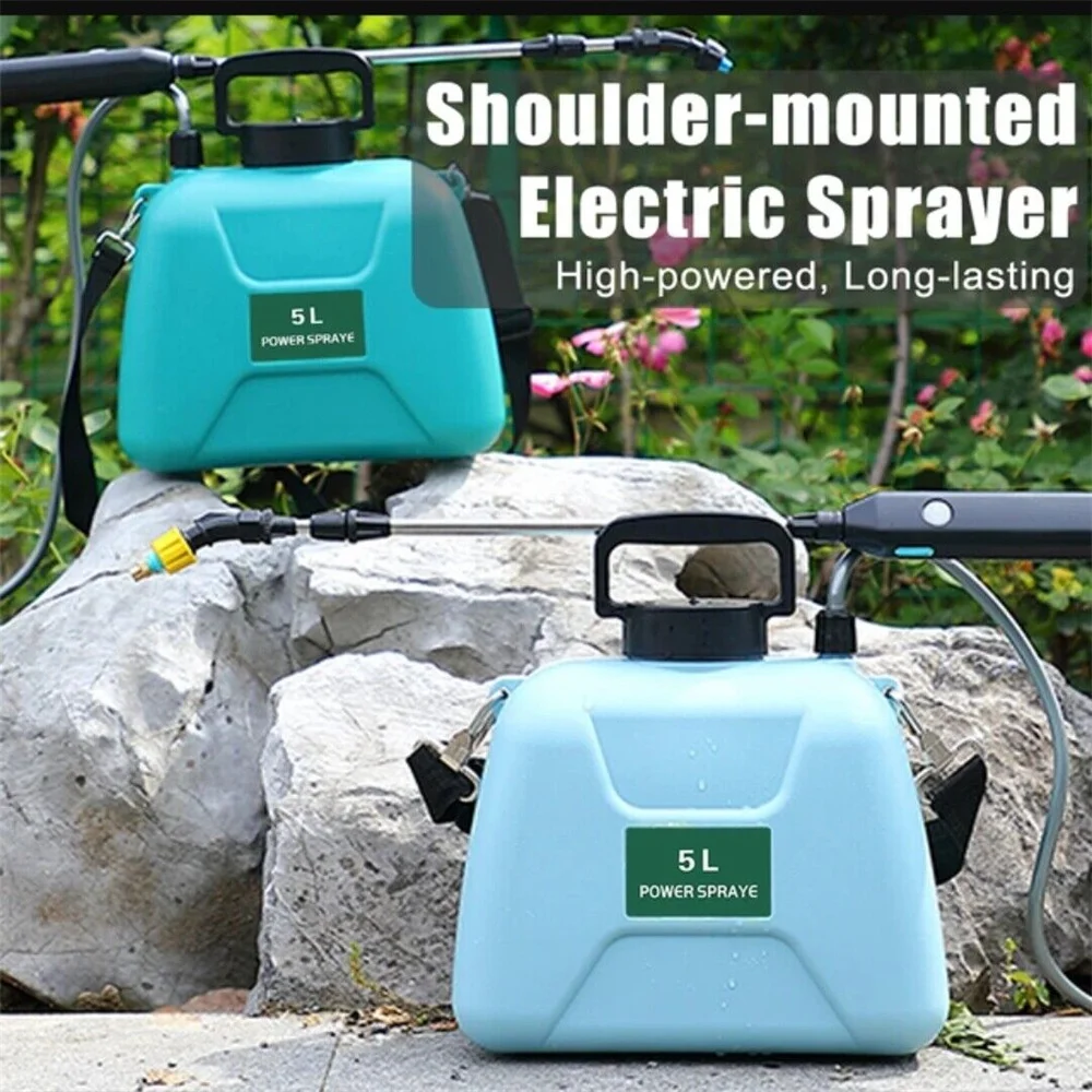 5L Electric Sprayer Garden Automatic Atomization USB Rechargeable Plant Sprayer Bottle Sprinkler Watering Can Garden Irrigation