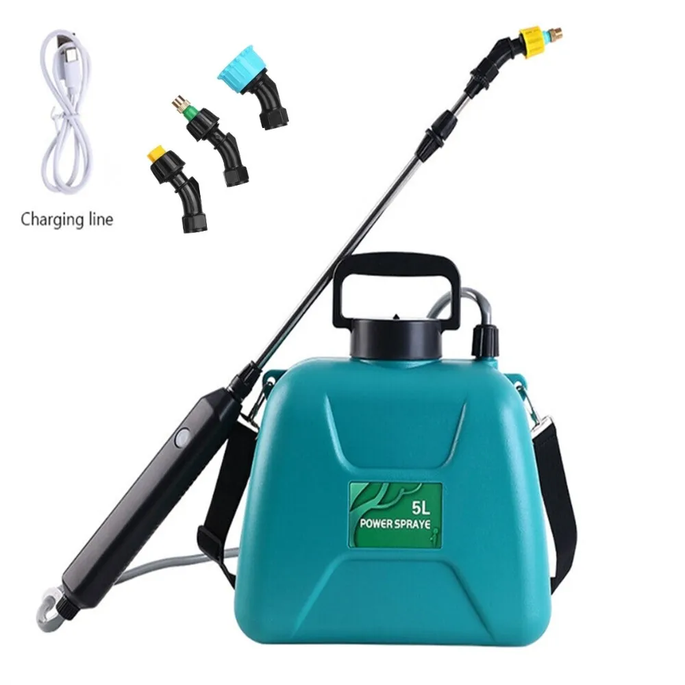 5L Electric Sprayer Garden Automatic Atomization USB Rechargeable Plant Sprayer Bottle Sprinkler Watering Can Garden Irrigation