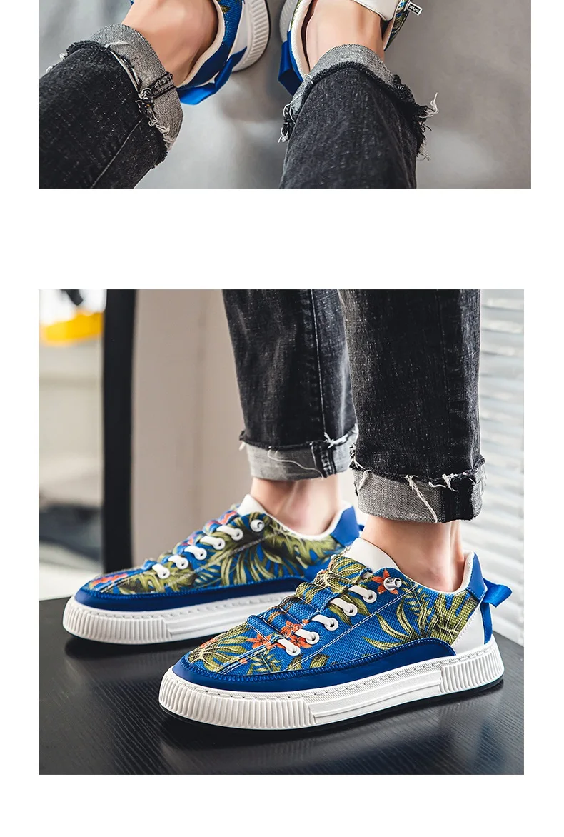2023 Fashion Men's Canvas Shoes Designer Vulcanized Shoes Male High top Sneakers Harajuku Platform Shoes Men Casual Sneakers