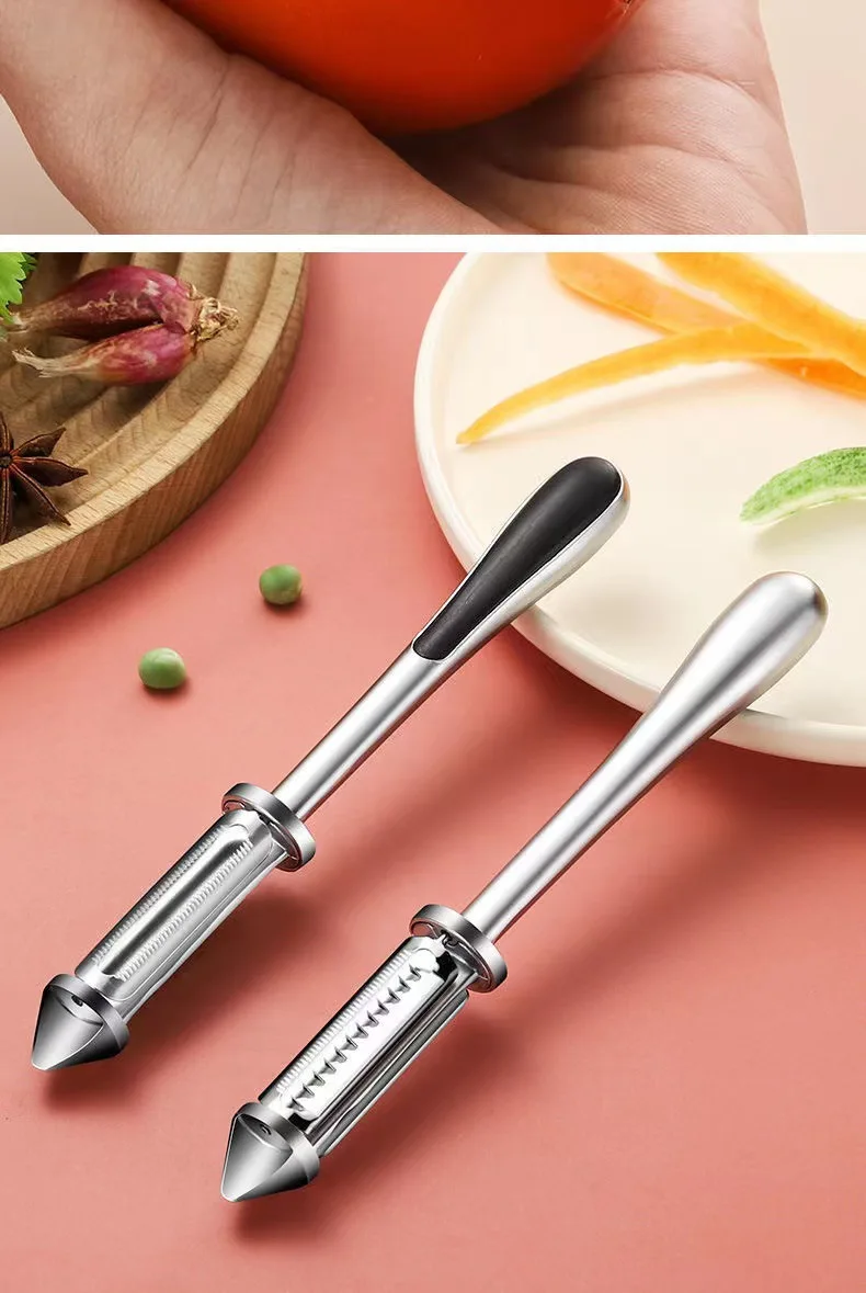 2024 5-in-1 Fruit and Vegetable Peeler,Kitchen Accessories,Alloy Sharp Peeler Potato Carrot Grater Peeler Kitchen Gadget