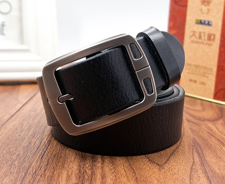 vintage soft designer belts men high quality cow genuine leather vintage pin buckle ceinture mens wide luxury brand belt