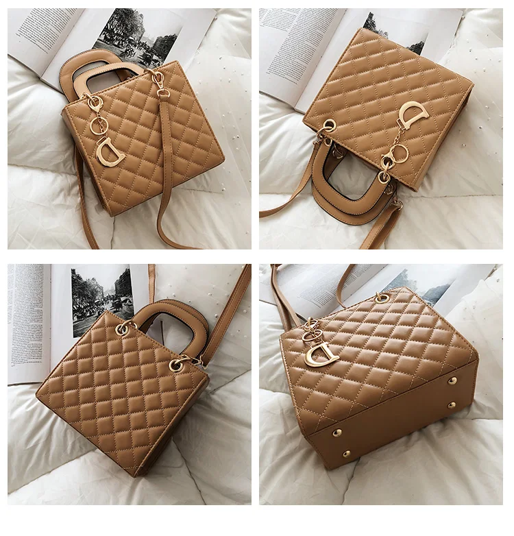 Heart Stripe Women Handbag Female Luxury Designer Crossbody Bag High Quality Leather Shoulder Bag Clutch Purse Brand Tote Bags