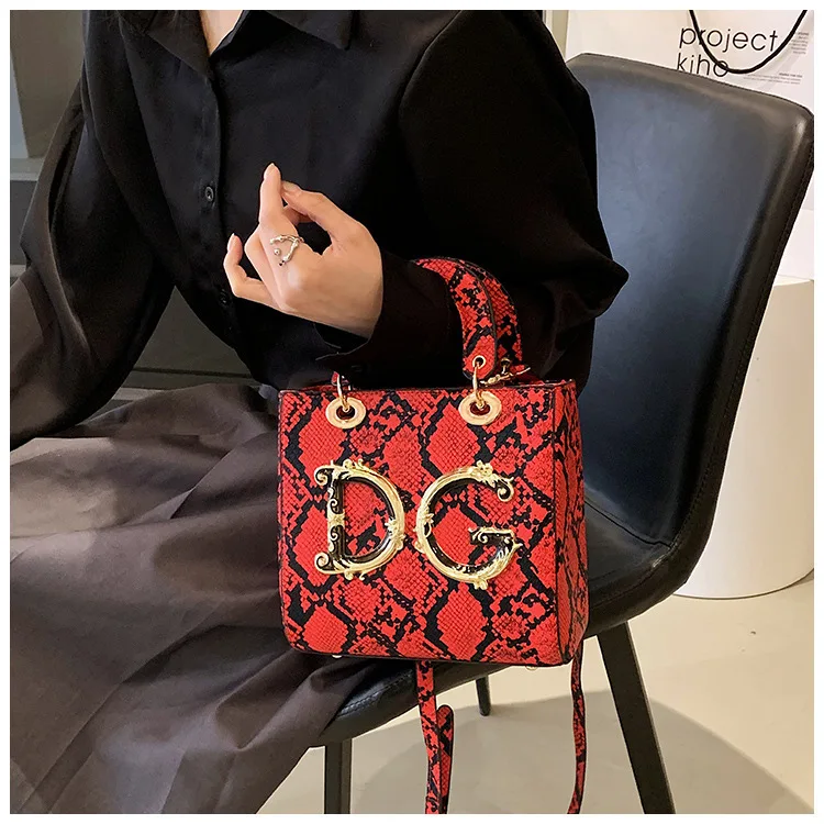 2024 Women'S Versatile Crossbody Girl Rec Tangle Korean Handbag Soft Leather Pu Straddle Shoulder Bag Crossbody Bag Ladies Purse