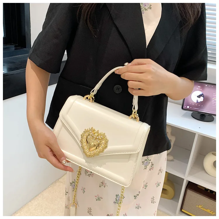 Handbags Women Flap Bag New Simple Small Square Bag Luxury Designer Crossbody Bag Women Shoulder Bag Portable Top-handle Bags