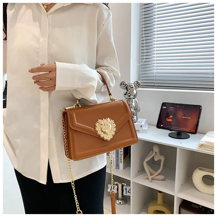 Handbags Women Flap Bag New Simple Small Square Bag Luxury Designer Crossbody Bag Women Shoulder Bag Portable Top-handle Bags