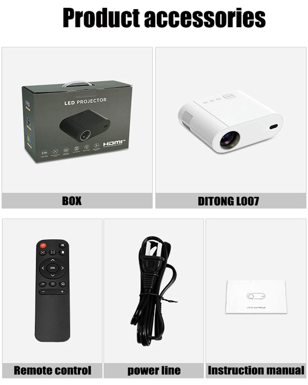 Projector 4K with WiFi 6 and Bluetooth Auto Keystone Auto Focus Home Theatre FHD Native 1080P Outdoor Movie