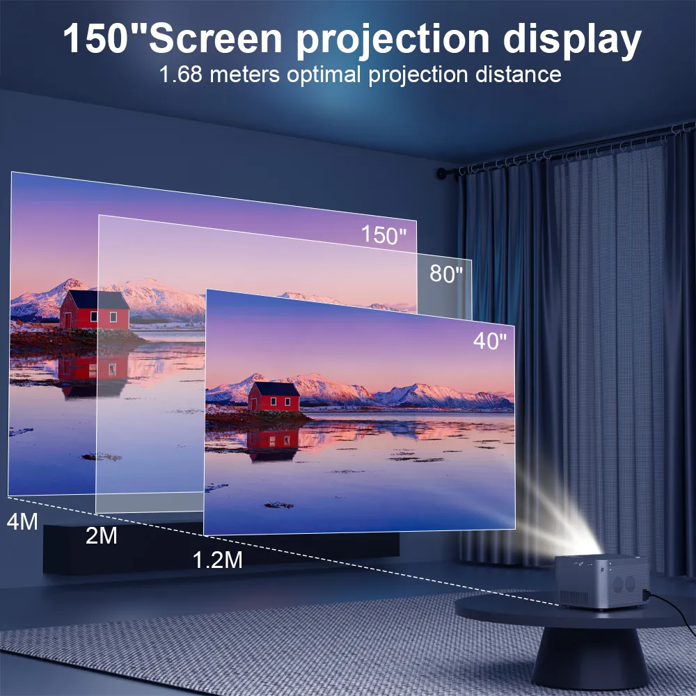 Magcubic 580ANSI Projector Android11 4K 1920*1080P Wifi6 Voice Control AllwinnerH713 Electronic Focus BT5.0 Home Cinema Projetor