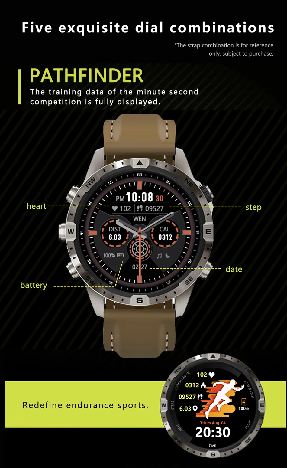 2024 NEW Men's Outdoor Sports Smartwatch NFC HD Bluetooth Call IP68 Waterproof Health Monitoring Smart Watch IOS Android