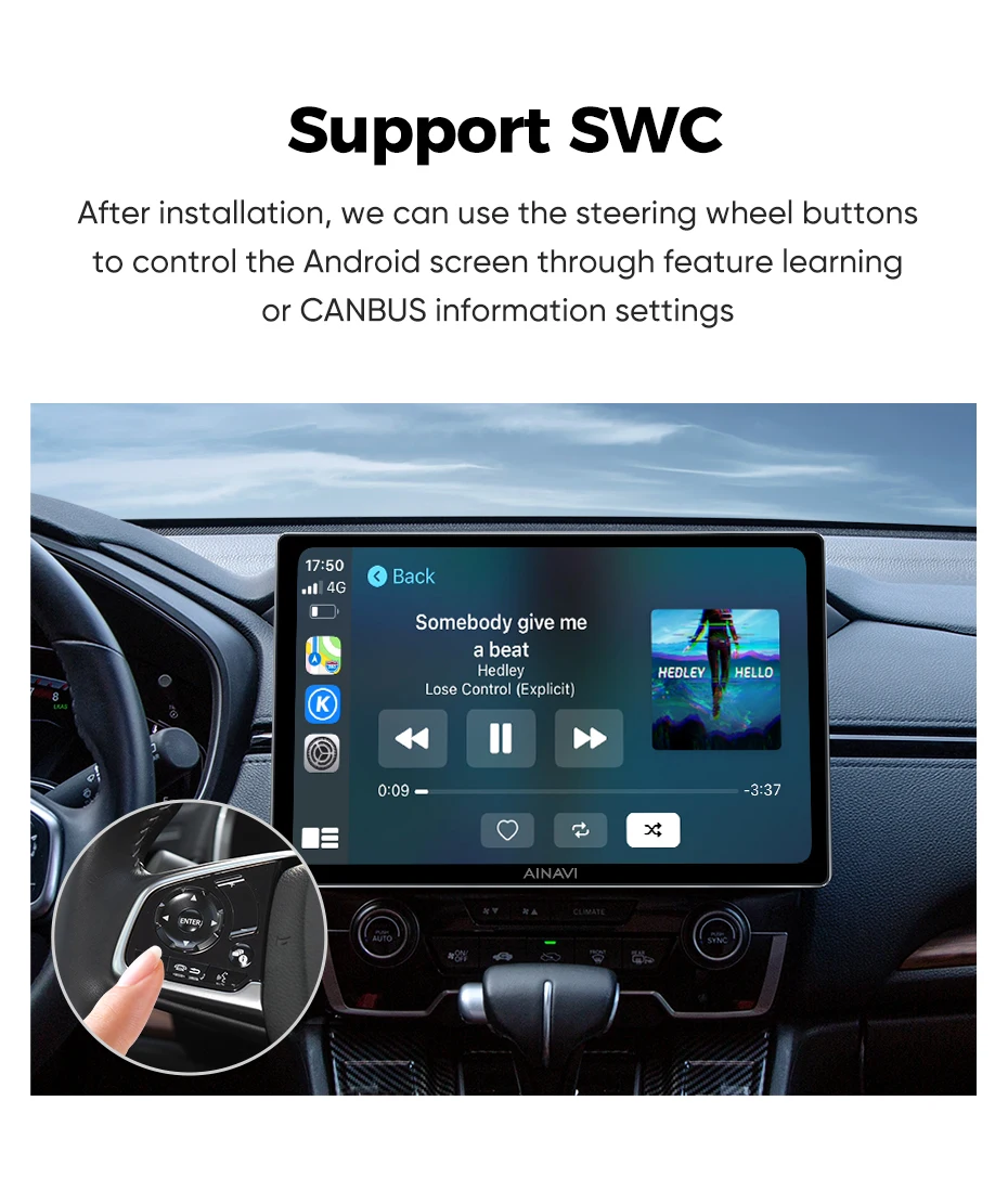 Ainavi 13.1 Inch For Toyota Corolla 2019 2021 2022 RAV4 RAV 4 2020 2023 Car Radio Carplay Android Auto Multimedia Player