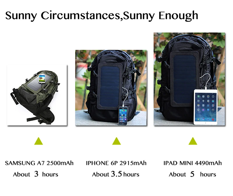 35L Climbing Solar Backpack