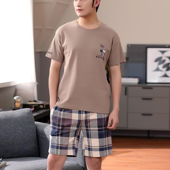 Men's Summer Breathable Cotton Clothing Set